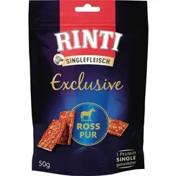 Rinti Hunde-Fleischstreifen Singlefleisch Exclusive Ross 50 g