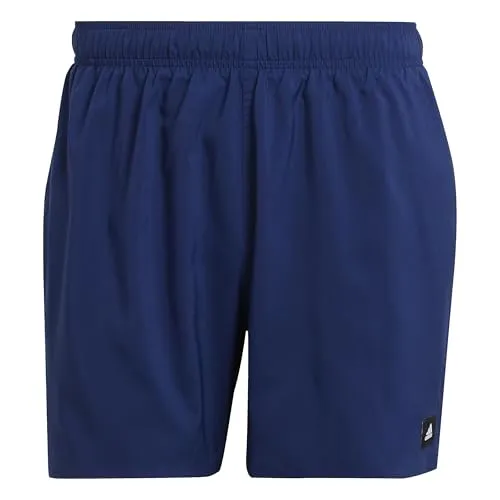 ADIDAS Herren Badeshorts Solid CLX Short-Length - Badeshorts für Pool und Strand, leichtes, schnell trocknendes Material und 100 % recycelte Materialien für umweltbewusste Sportler.