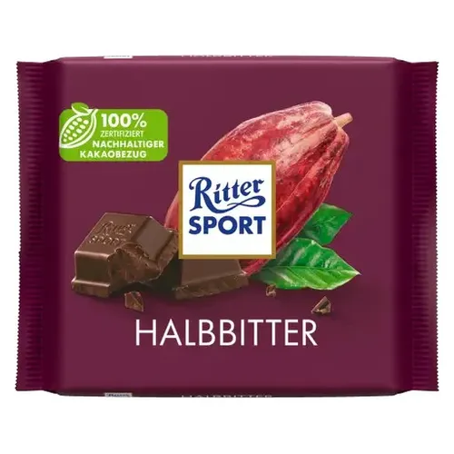Ritter Sport Halbbitter 100g