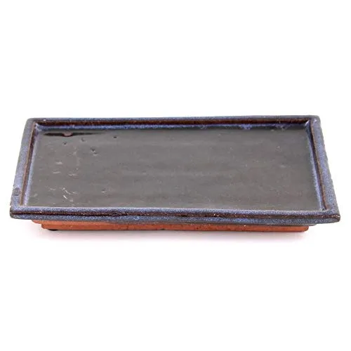 Bonsai - Untersetzer eckig 18 x 11,5 cm, blau 53355