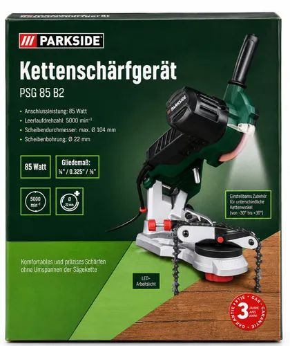 PARKSIDE® Kettenschärfgerät »PSG 85 B2«, 85 Watt