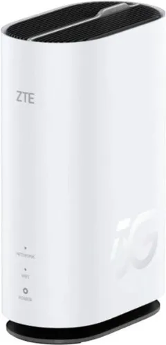 ZTE G5C 5G Router - DSL-Router mit ultraschneller 5G-Verbindung, ideal für bis zu 32 Geräte. Unterstützt WiFi 6 für Geschwindigkeiten bis zu 3,4 Gbit/s und bietet einfache Installation ohne Konfiguration.