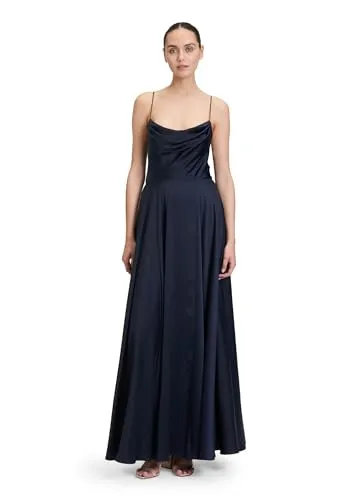 Vera Mont Damen Abendkleid mit Wasserfallausschnitt Night Sky, 40 - Cocktailkleid für Damen, figurumspielend mit elegantem Wasserfallausschnitt, perfekt für festliche Anlässe und besondere Momente.