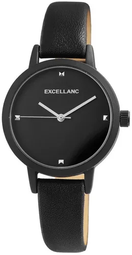 Excellanc Quarzuhr EX0432, Damenuhr Lederimitat