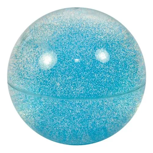 ATC Handels GmbH Wasserball - Flummi mit Wasser und Formen gefüllt - 5 cm oder 10 cm - Wasserball, Riesenflummi, Spielspaß für Kinder (10cm Ø Glitzer)