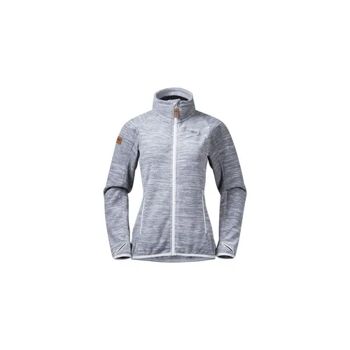 Bergans Hareid Fleece W Jacket Nohood aluminium (844) XS
