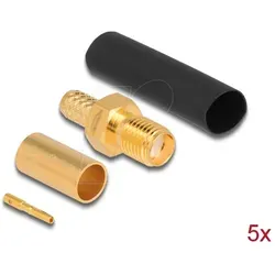 DELOCK 90038 - SMA Buchse zum Crimpen LMR200