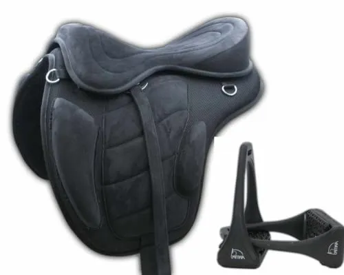 AMKA baumloser Sattel Set in Braun – Komfortabel und Flexibel