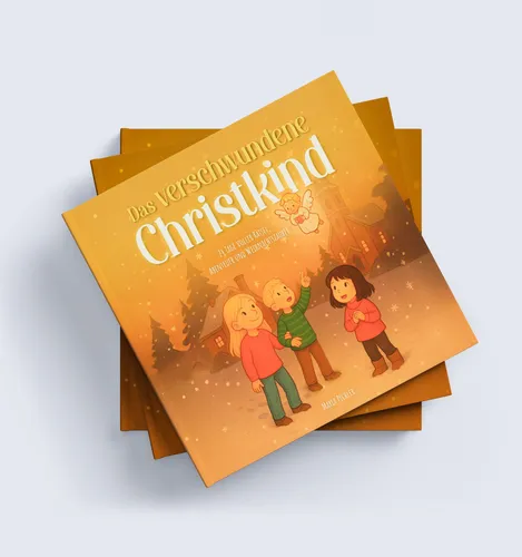 Adventskalenderbuch mit Krippe, 24 Engelssäckchen, Rätseln und Abenteuern