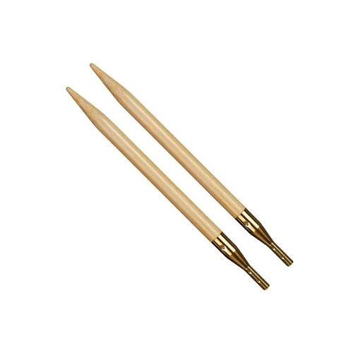 addiClick BAMBOO Spitzen Austauschb. Rundstricknadeln von addi|Maß:4,5mm/12,5cm