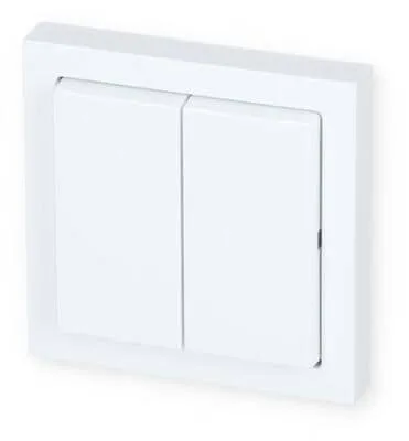 Busch-Jaeger 6716 UJ-84 Friends of Hue Smart Switch - Smart Home Lichtschalter für drahtlose Steuerung von Philips Hue Leuchten, batterielos und wartungsfrei dank Energy Harvesting, ideal für individuelle Lichtszenen.