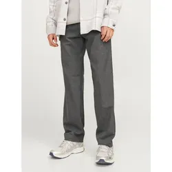 Jack & Jones JPSTKARL JJBANKS CHINO SN grau 30 - Modische Chinos in Dark Grey, mit elastischem Stretchmaterial für optimalen Tragekomfort. Ideal für Freizeit und Alltag.