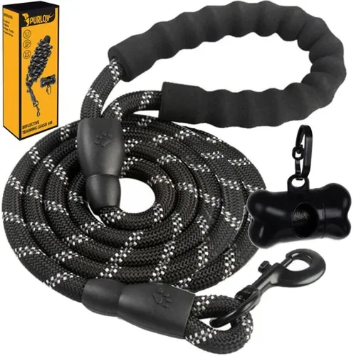 Hundeleine Sicherheitsleine 5 Meter Hunde Führleine + Beutelspender Neu