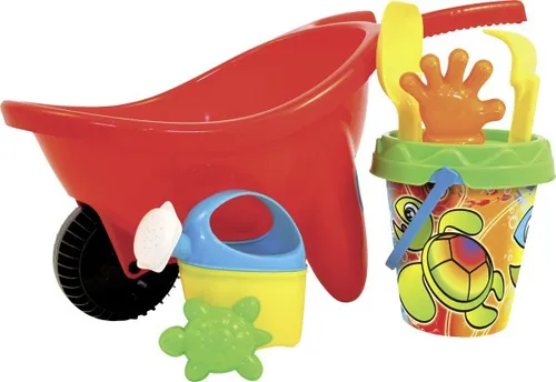 Adriatic Schubkarre mit Gartenspielzeug Set 8-teilig  Sandspielzeug