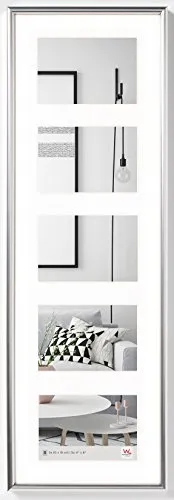 Kunststoff-Galerierahmen GALERIA in silber von walther design