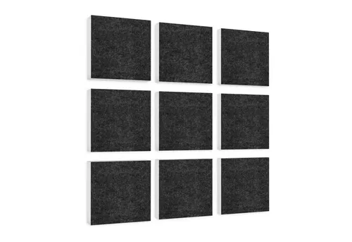 platino24 Akustikplatte 9 Absorber Quadrate aus Basotect ® G+