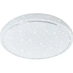 Briloner Leuchten LED Deckenleuchte 3334-016 mit Dimmfunktion - Moderne LED Deckenleuchte für Wohnzimmer und Schlafzimmer mit Sternenhimmel-Effekt, dimmbar und mit Nachtlichtfunktion. Fernbedienung inklusive für einfache Steuerung.