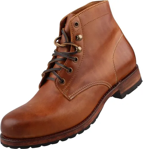 Sendra Boots Herren Stiefelette Braun EU 45 - Wanderschuhe aus exklusivem Glattleder, rahmengenäht und handgefertigt in Spanien für höchsten Tragekomfort und Langlebigkeit.