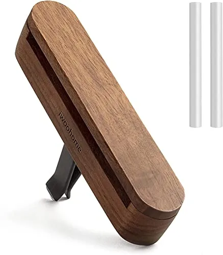 Hochwertiger Auto Lufterfrischer aus Walnussholz - Lufterfrischer für Kraftfahrzeuge, individuell duftend und mit elegantem Design, ideal für mehr Fahrfreude und als stilvolles Auto Zubehör.