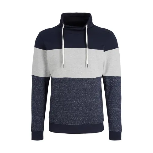 Tom Tailor Sweatshirt Colour Blocking Pullover ohne Kapuze