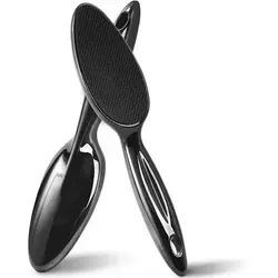 HovuuTuig Hornhautentferner Nano Glas Langgriff Schwarz - Der HovuuTuig Hornhautentferner Nano Glas mit Langgriff in elegantem Schwarz sorgt für sanfte und effektive Fußpflege. Die innovative Nanoglas-Oberfläche entfernt Hornhaut mühelos und schonend, ideal für gepflegte Füße.