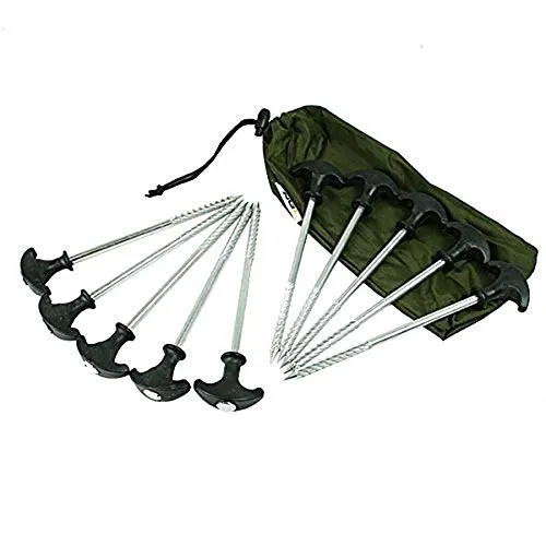 Carp-Corner - Zelt Biwak Heringe Mit Tasche 10x