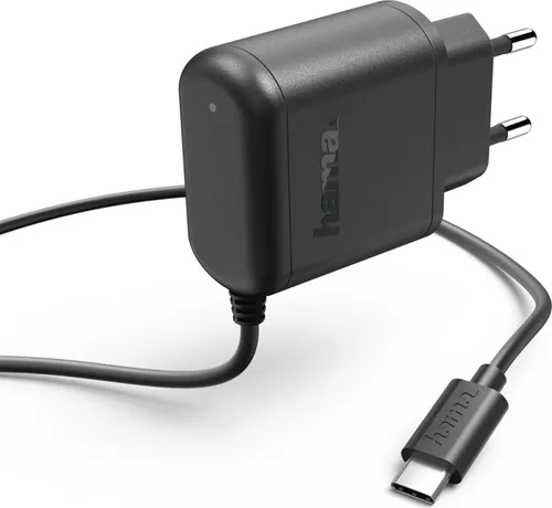 Ladegerät, USB Type-C, 3 A, schwarz (00173617)