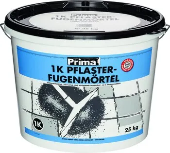 Prima Pflasterfugenmörtel 1 K 25 kg anthrazit - Kleber & Mörtel für Fußböden, ideal für wasserdurchlässige Verfugung von Naturwerksteinplatten und für Fugenbreiten ab 3 mm.