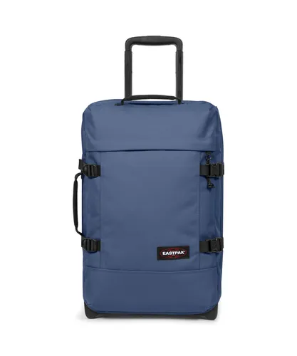Eastpak TRANVERZ S Koffer - 51 cm, 42 L in Powder Pilot Blau - Koffer mit zwei Fächern, Teleskopgriff und leichtgängigem Rollensystem, ideal für Reisen und Kurztrips.