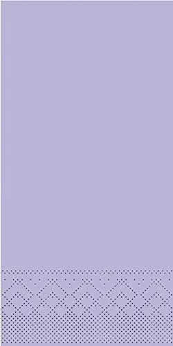 MANK Servietten in LILA aus 3-lagigem Tissue, 40 x 40cm, 1/8 Falz, saugstarke Einmalserviette, Ideal für Hochzeiten, Geburtstage, Partys & Events