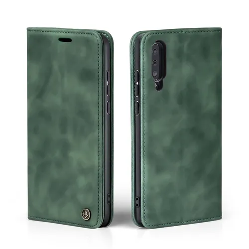 Handy Hülle für Samsung Galaxy A50 Handyhülle Klapp Magnet Cover Case Türkis
