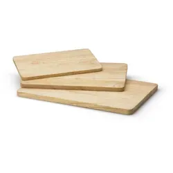 Continenta Schneidebrett 34x22x1,5cm , Gummibaum
