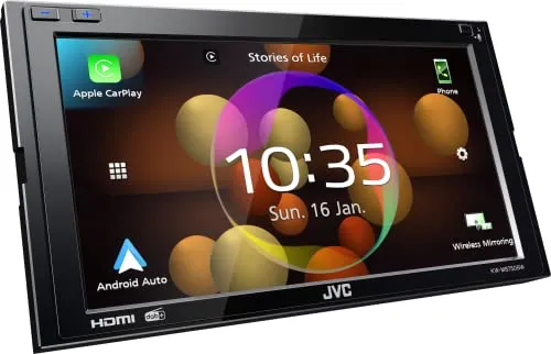 Produktbild JVC KW-M875DBW Autoradio mit Android Auto & Apple Carplay