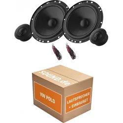 JBL Stage2 64CFS Einbauset für VW Polo V (2009-2017) - Auto-Lautsprecher Set mit 16 cm 2-Wege JBL Lautsprechern für herausragende Audioqualität, einfache Installation und beeindruckende 270W Maximalleistung.