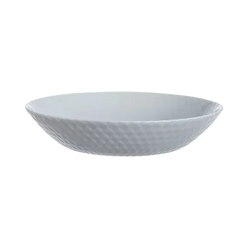 Suppenteller Luminarc Tiefteller Essteller 20 cm Geometriches Muster Hellgrau