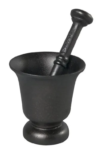 Skeppshult Gewürzmörser mit Gusseisen Stößel 11 cm in schwarz von SKEPPSHULT