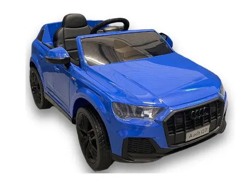 Audi Q7 Elektro-Kinderauto mit Fernbedienung und LED-Beleuchtung - Elegantes Elektro-Kinderauto für Kinder bis 5 Jahre, mit zwei Motoren, einstellbaren Geschwindigkeiten und umfangreicher Ausstattung für unvergesslichen Fahrspaß.