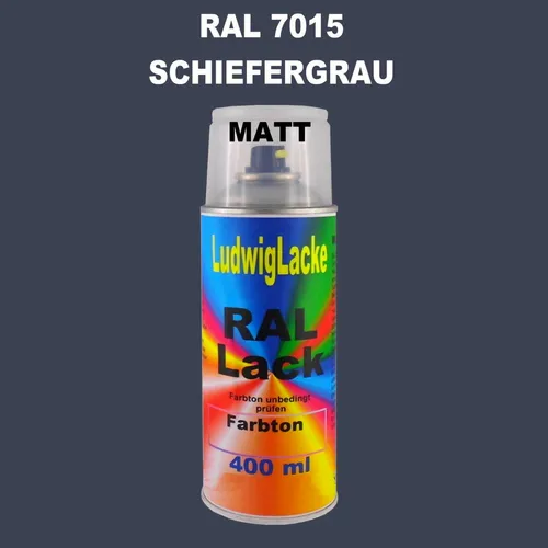 Spraydose Matt 400ml Ral 7015 Schiefergrau Metall Holz Papier Glas