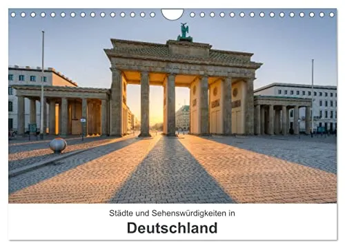 Städte und Sehenswürdigkeiten in Deutschland (Wandkalender 2026 DIN A4 quer), CALVENDO Monatskalender: Deutschlands Schönheit in zwölf hochwertigen Fotografien (CALVENDO Orte)