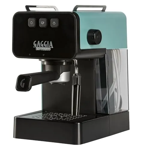 Gaggia ESPRESSO DELUXE grigio EG2111 64 - Siebträgermaschine in Grau, 15 bar Druck, für perfekten Espresso und zwei Tassen gleichzeitig