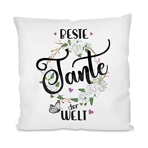 Kissen mit Motiv Modell: Beste Tante der Welt