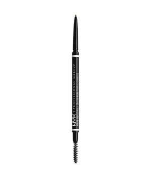 NYX Professional Makeup Augenbrauenstift, Micro Brow Pencil, Beidseitig mit ausdrehbarem Augenbrauenstift und Bürstchen, Vegane Formel, Farbton: Taupe