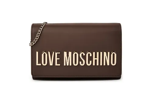 Love Moschino Umhängetasche 22 cm braun TAS081820 - Elegante Damen-Umhängetasche mit praktischem Magnetverschluss und Kreditkartenfächern. Hergestellt aus robustem Polyurethan, vereint sie Stil und Funktionalität. Der abnehmbare Trageriemen bietet Flexibilität für jeden Anlass.