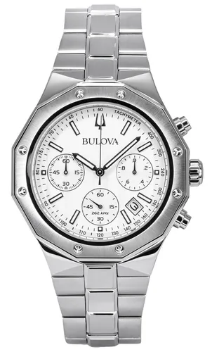 Bulova Precisionist Quarz-Chronograph 96B408 - 100M Herrenuhr - Armbanduhren mit präzisem Quarzwerk, Chronograph und 100m Wasserdichtigkeit – ideal für aktive Herren.