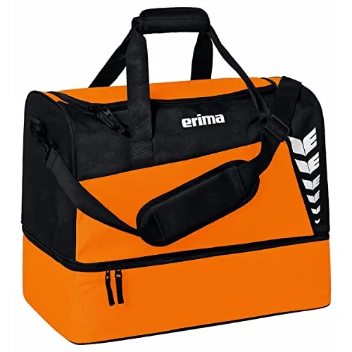 Erima Six Wings Sporttasche mit Bodenfach S in orange von ERIMA