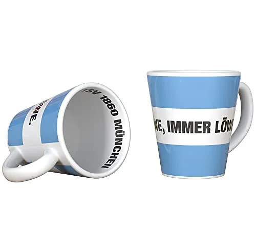 TSV 1860 München Tasse Becher Kaffeetasse ** Einmal Löwe immer Löwe **