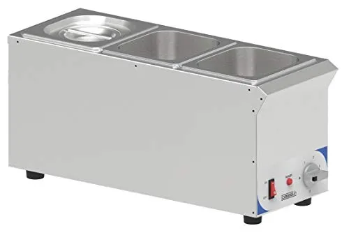 Casselin CBMS316V-Bain Marie Sauce, 3 x GN 1/6 Compact