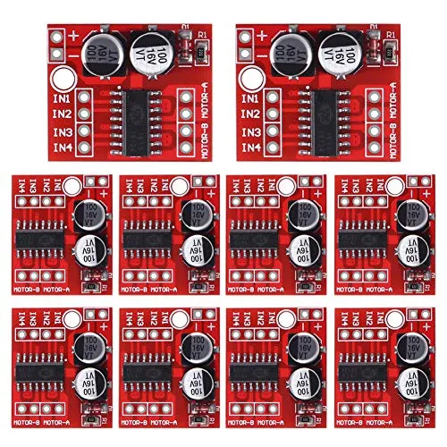 stücke 1.5A 2 Way DC Motor Treibermodul Geschwindigkeit Dual H-Brücke Ersetzen Stepper L298N 10