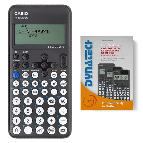 Casio FX-82 DE CW mit Arbeitsbuch