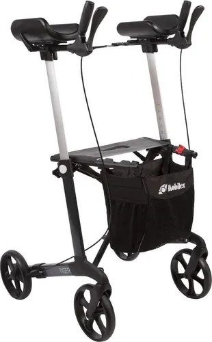 Arthritis-Rollator Mobilex Tiger mit Schleifbremse Anthrazit